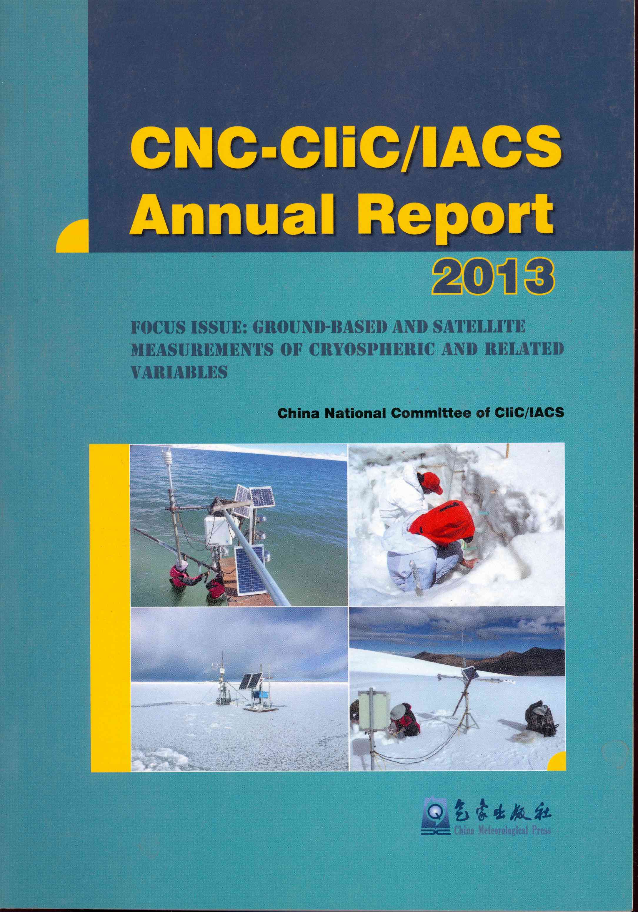 Обложка CNC-CLIC/IACS Annual Report, 2013