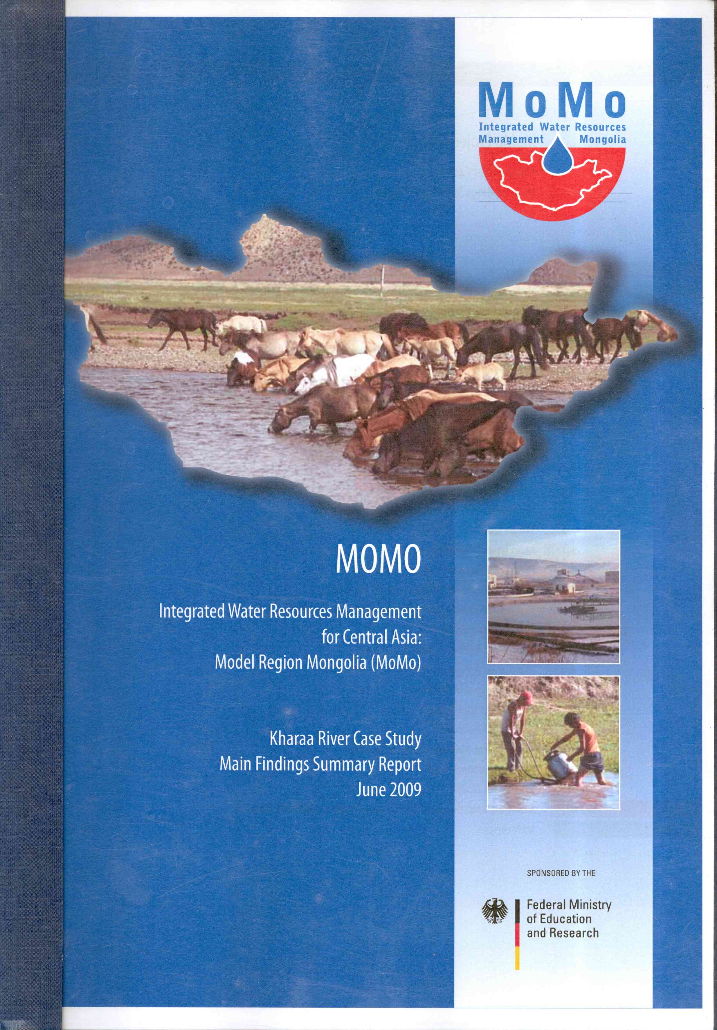 Обложка Integrated Water Resources Management for Central Asia: Model Region Mongolia (Momo)